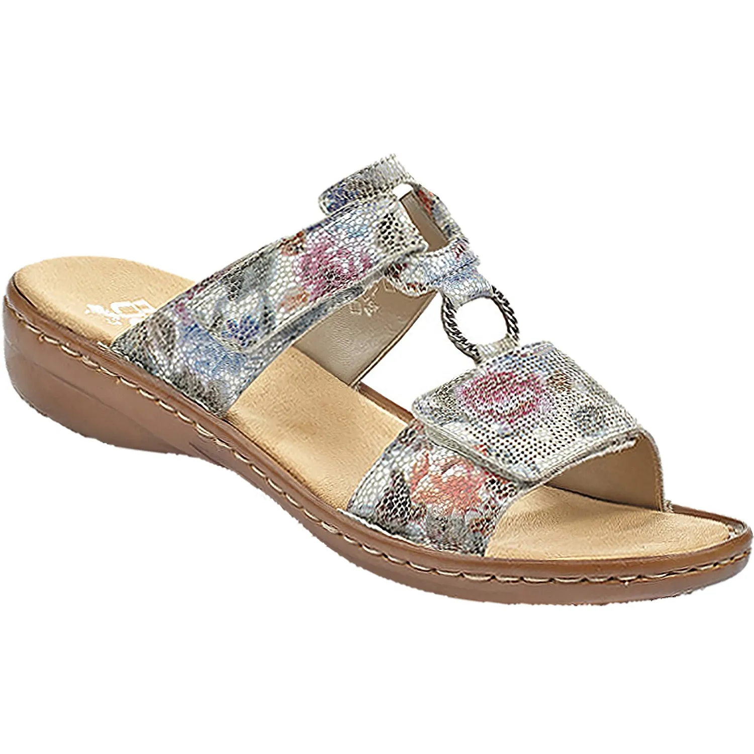 Women's Rieker 60885-90 Regina 85 White Multi Synthetic