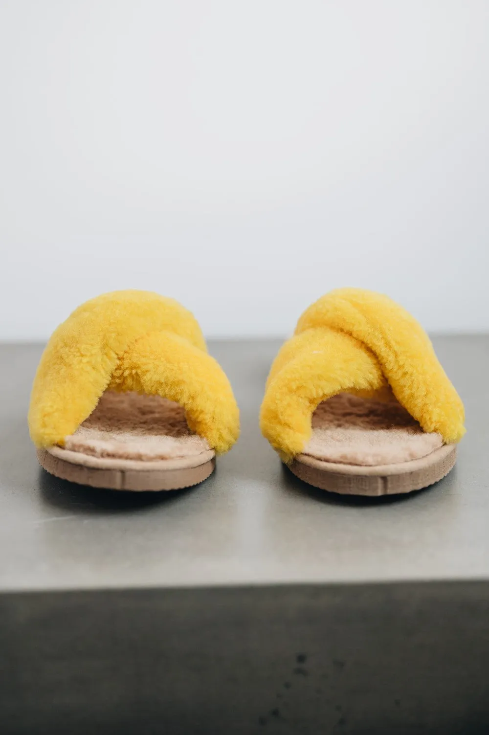 Women's Sheepskin Slide Slippers - DORIS