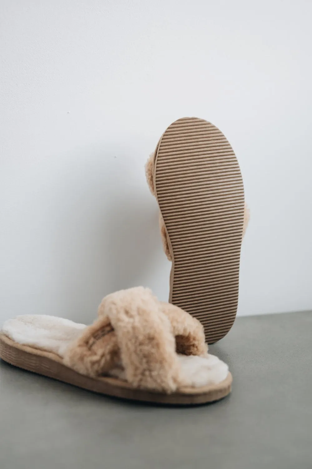 Women's Sheepskin Slide Slippers - DORIS