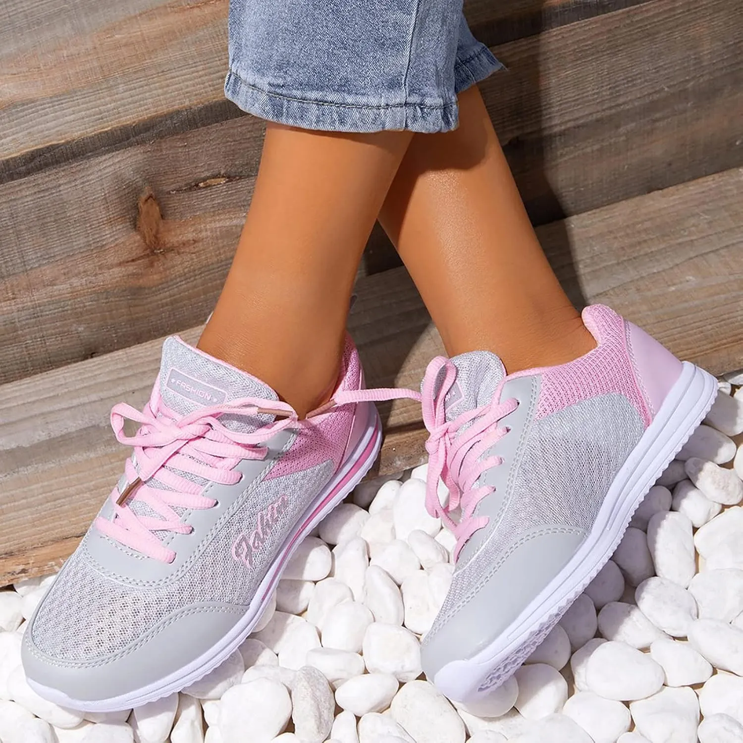 Womens Slip on Walking Shoes Comfort Lightweight Breathable Womens Running Shoes Breathable Casual Tennis Shoes Men's Fashion Sneakers Tennis Shoe Trainers Shoe