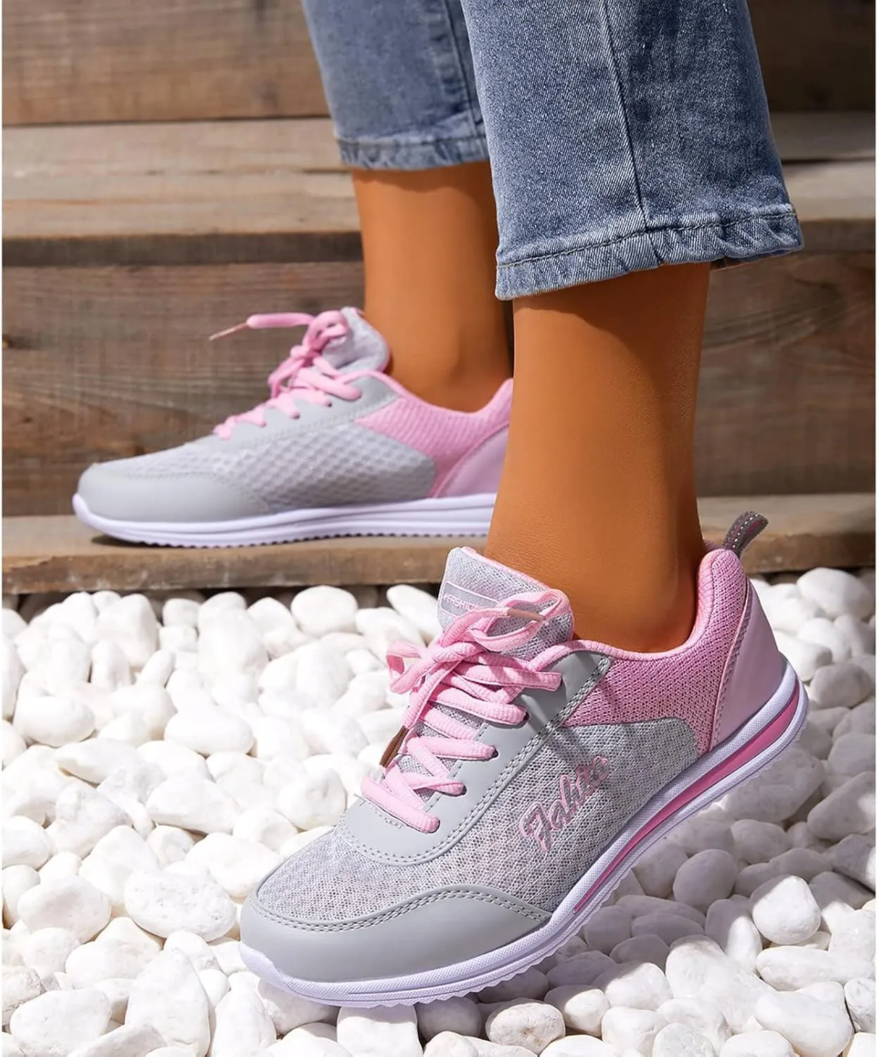 Womens Slip on Walking Shoes Comfort Lightweight Breathable Womens Running Shoes Breathable Casual Tennis Shoes Men's Fashion Sneakers Tennis Shoe Trainers Shoe